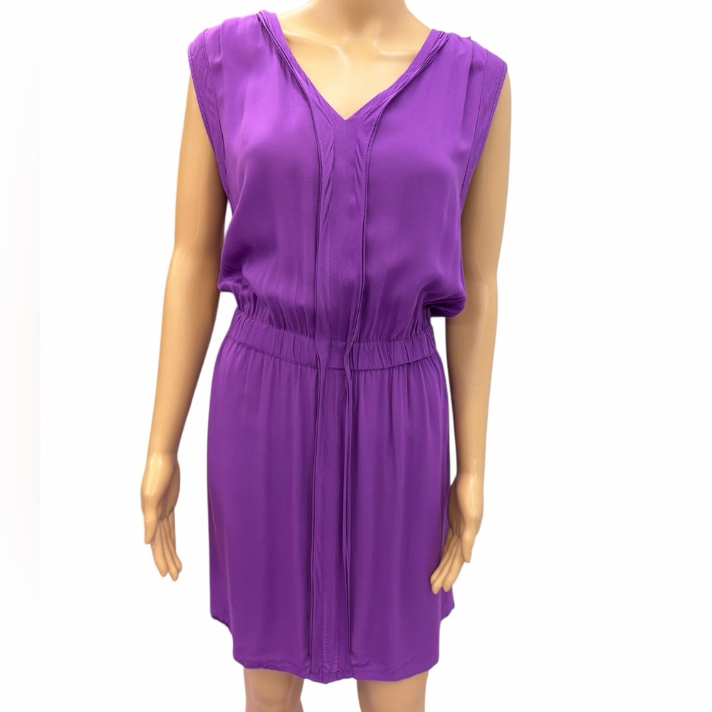 Converse Purple Sleeveless V Neck Dress Womens Large